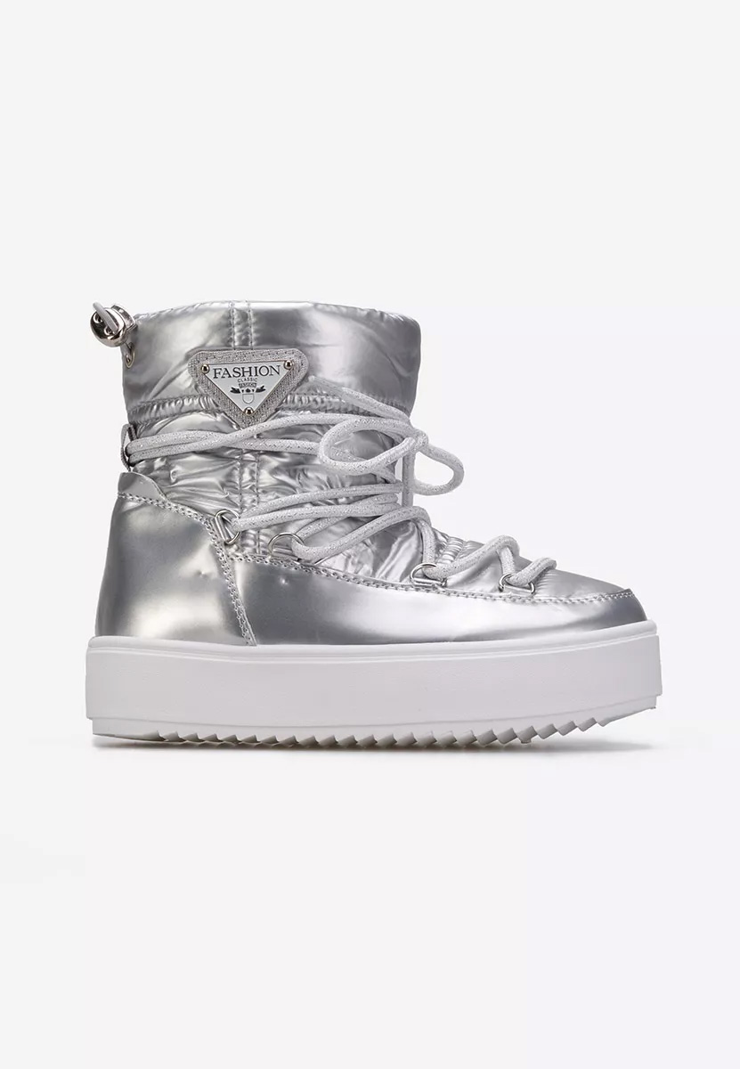 Stribrné dievčenské sněhule Painel