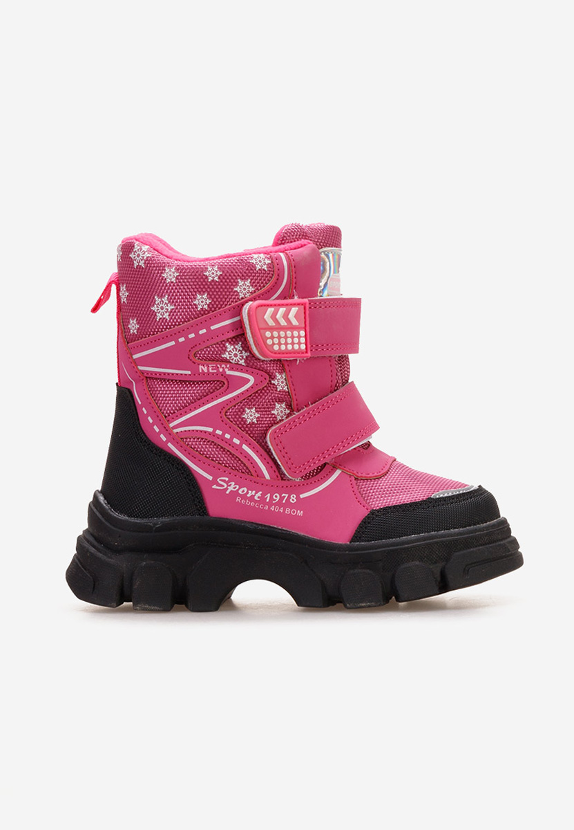 Ružové dívčí kotníkové boty Eileen