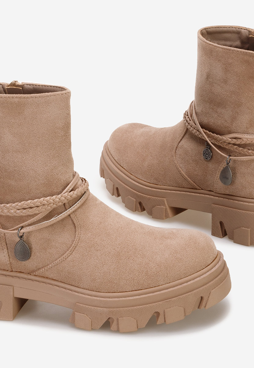 Khaki dámské kotníkové boty Diadora