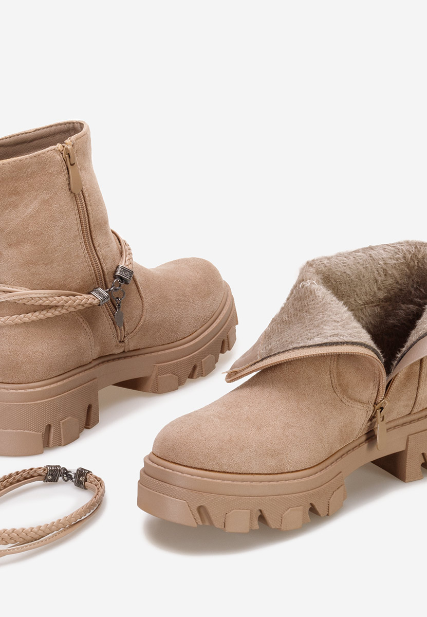 Khaki dámské kotníkové boty Diadora