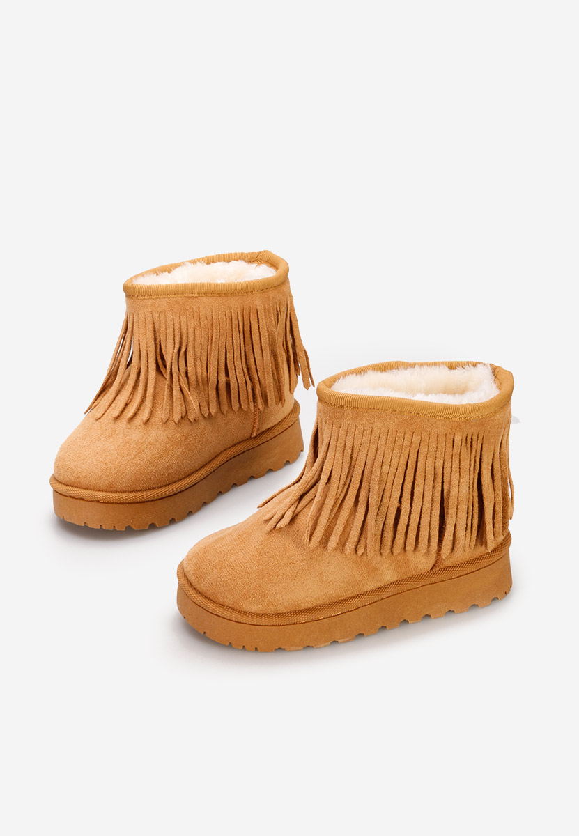 Camelové dívčí kozačky Yasmine B