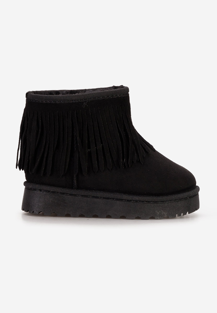 Černé dívčí kozačky Yasmine B