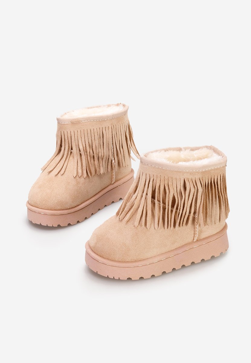 Béžové dívčí kozačky Yasmine B