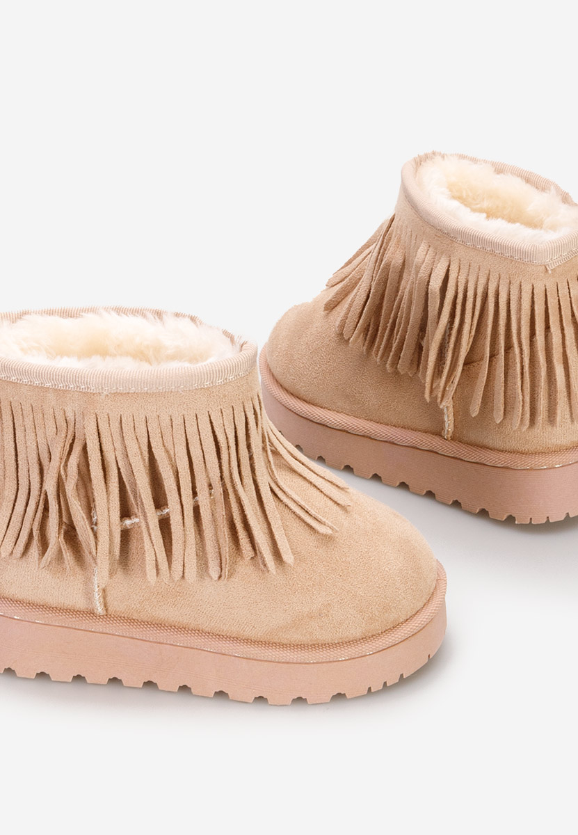 Béžové dívčí kozačky Yasmine B