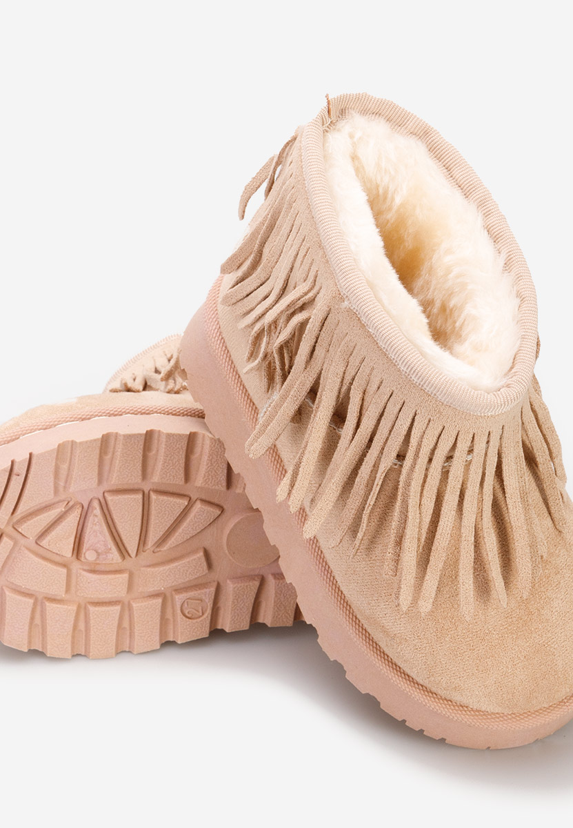 Béžové dívčí kozačky Yasmine B