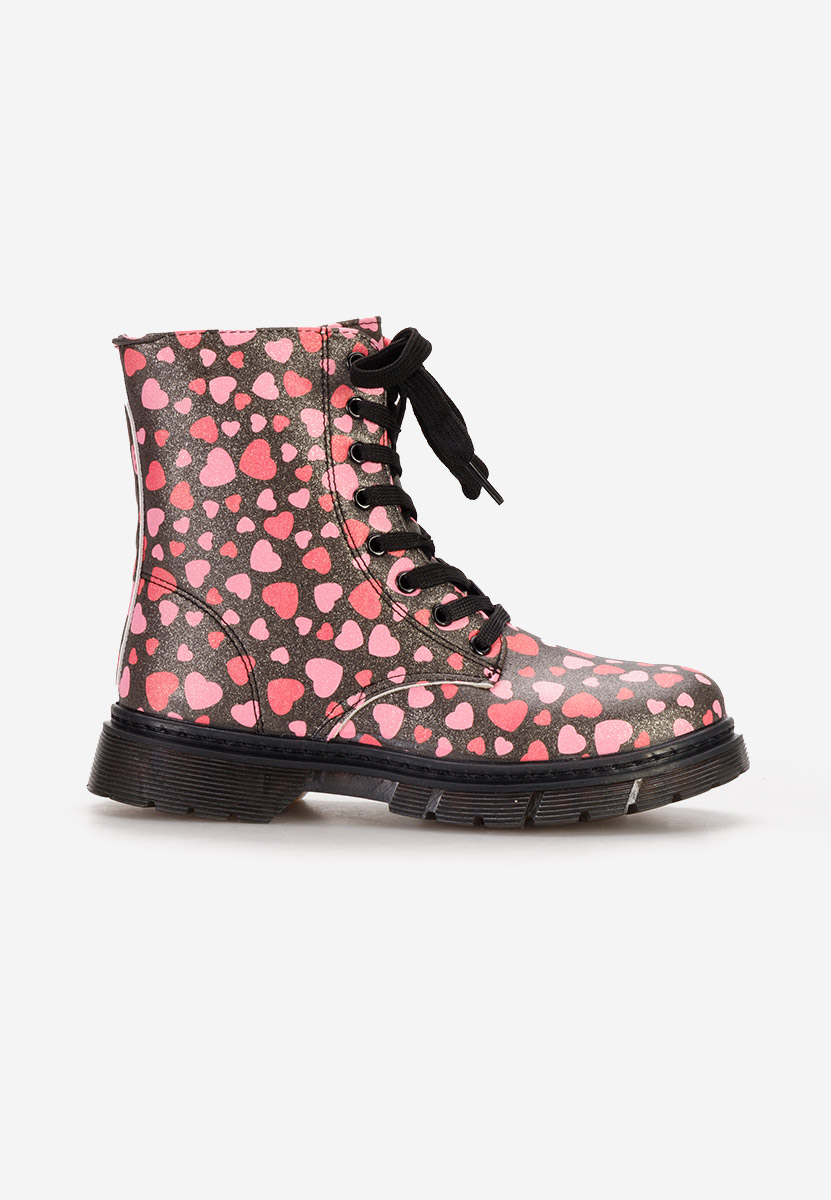 Viacfarebné dívčí kotníkové boty Axelia