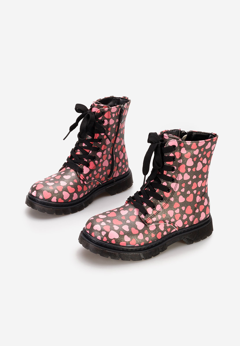 Viacfarebné dívčí kotníkové boty Axelia