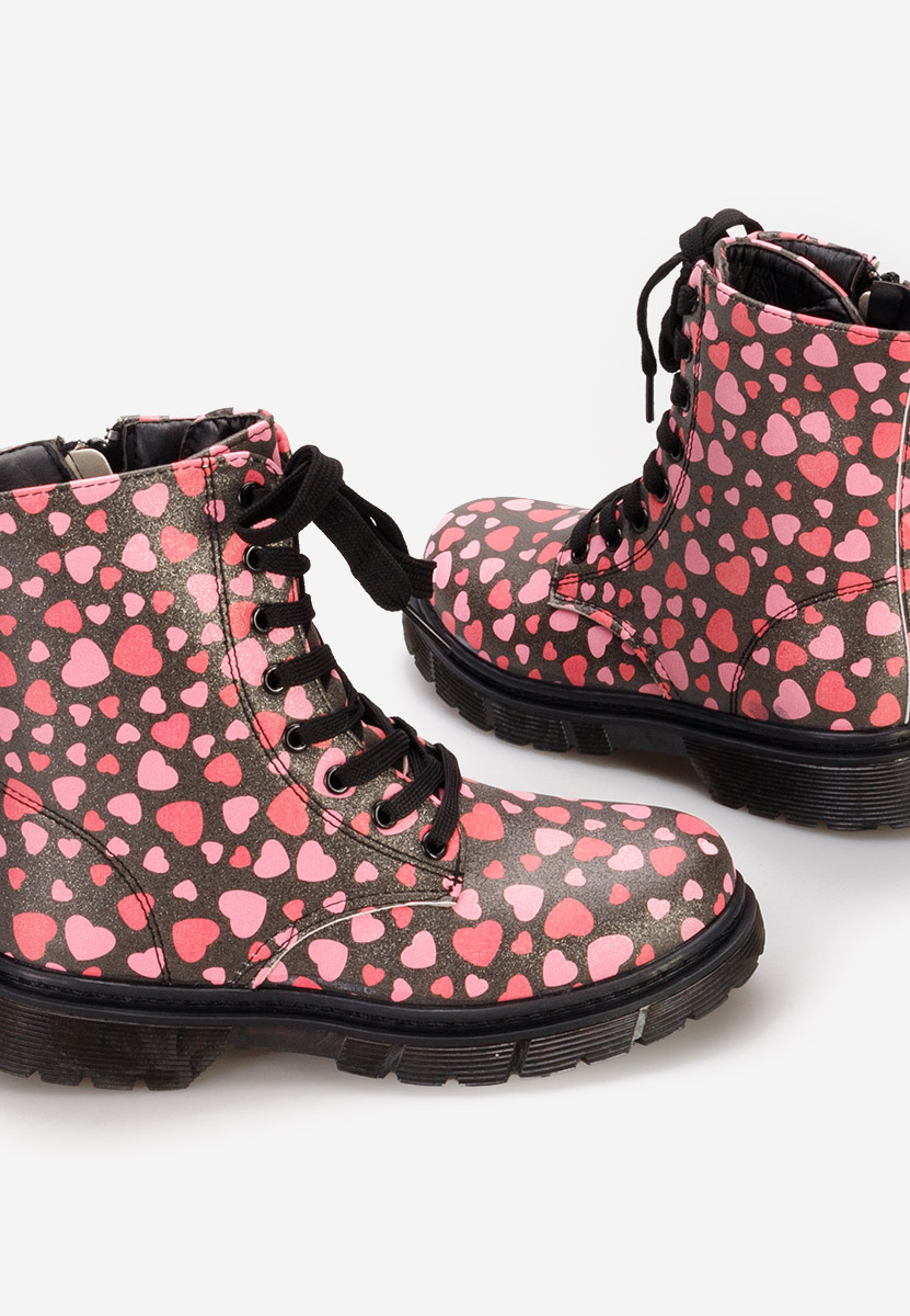 Viacfarebné dívčí kotníkové boty Axelia