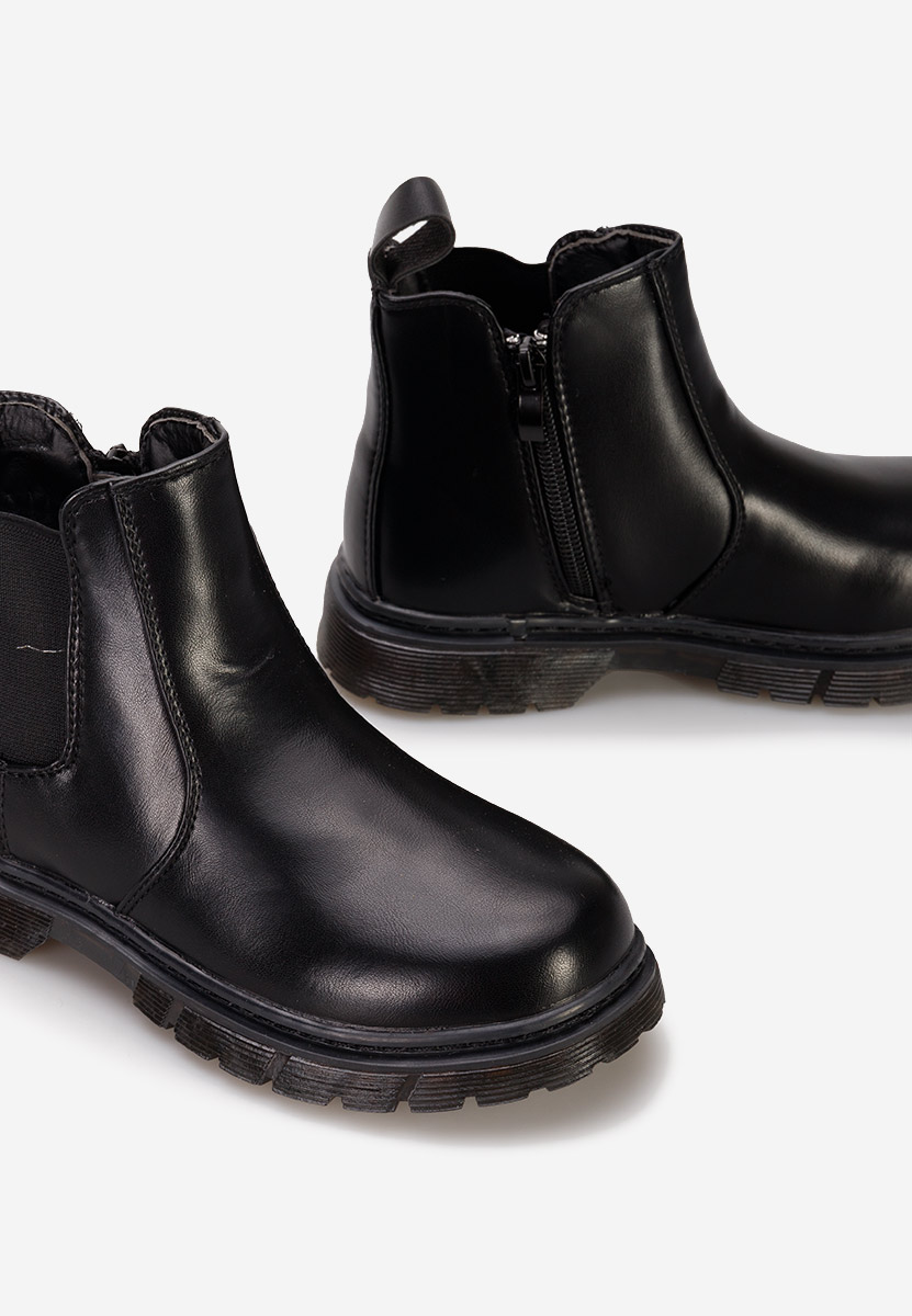 Černé dětské kotníkové boty Trivoli