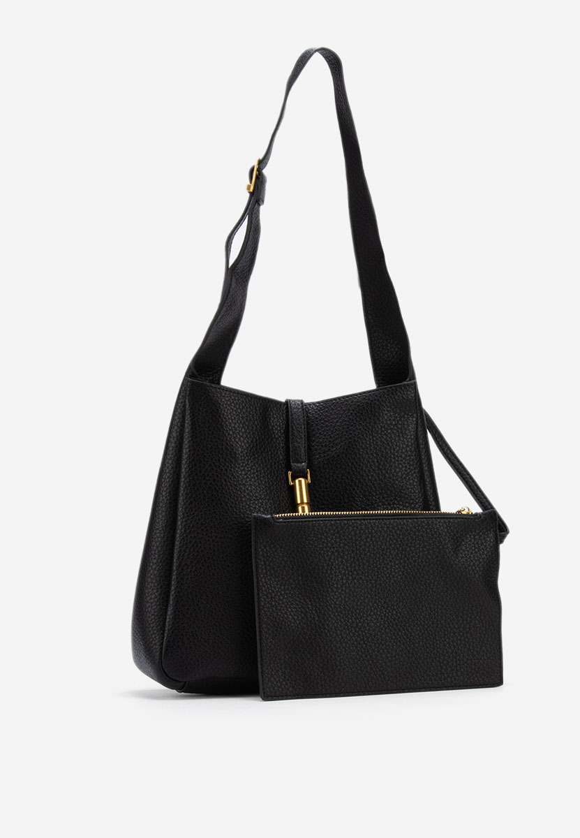 Černá hobo kabelka Nesana