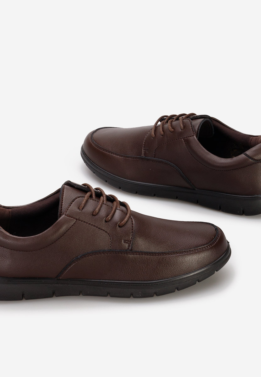 Hnedé pánské polobotky Rajan