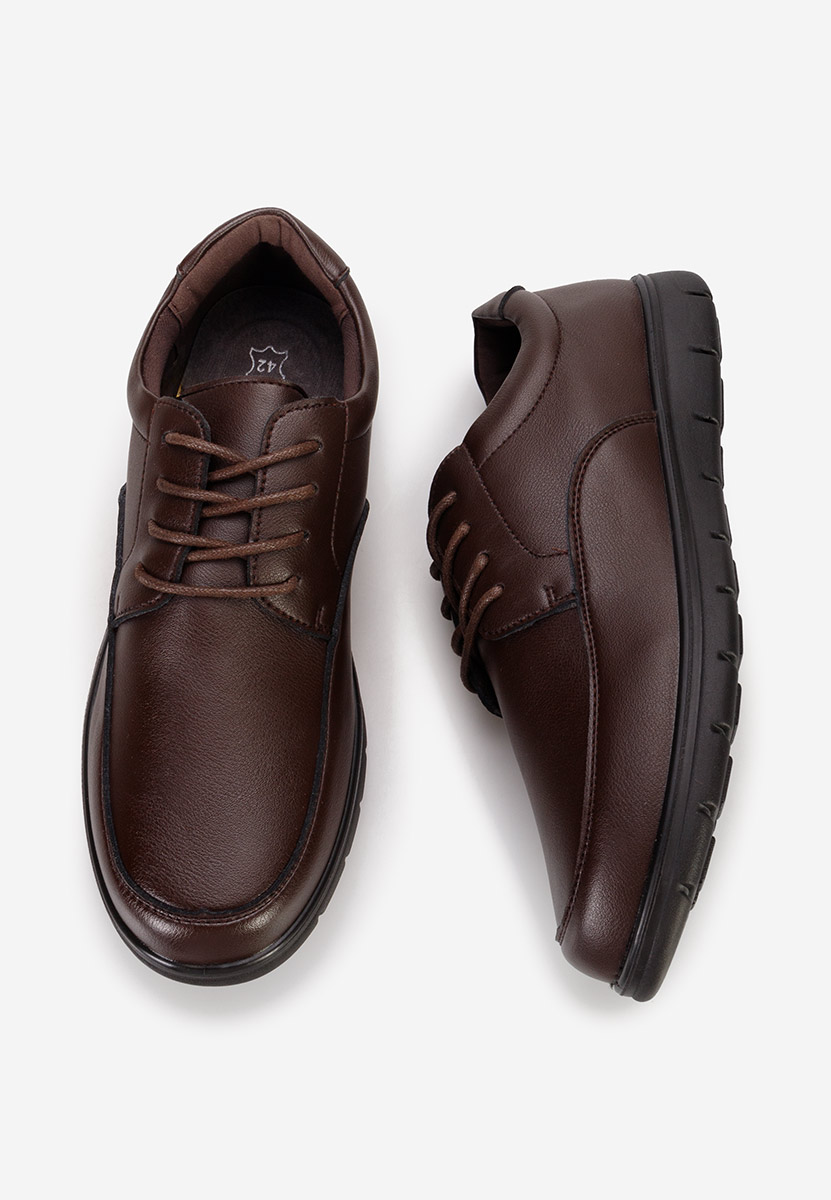 Hnedé pánské polobotky Rajan