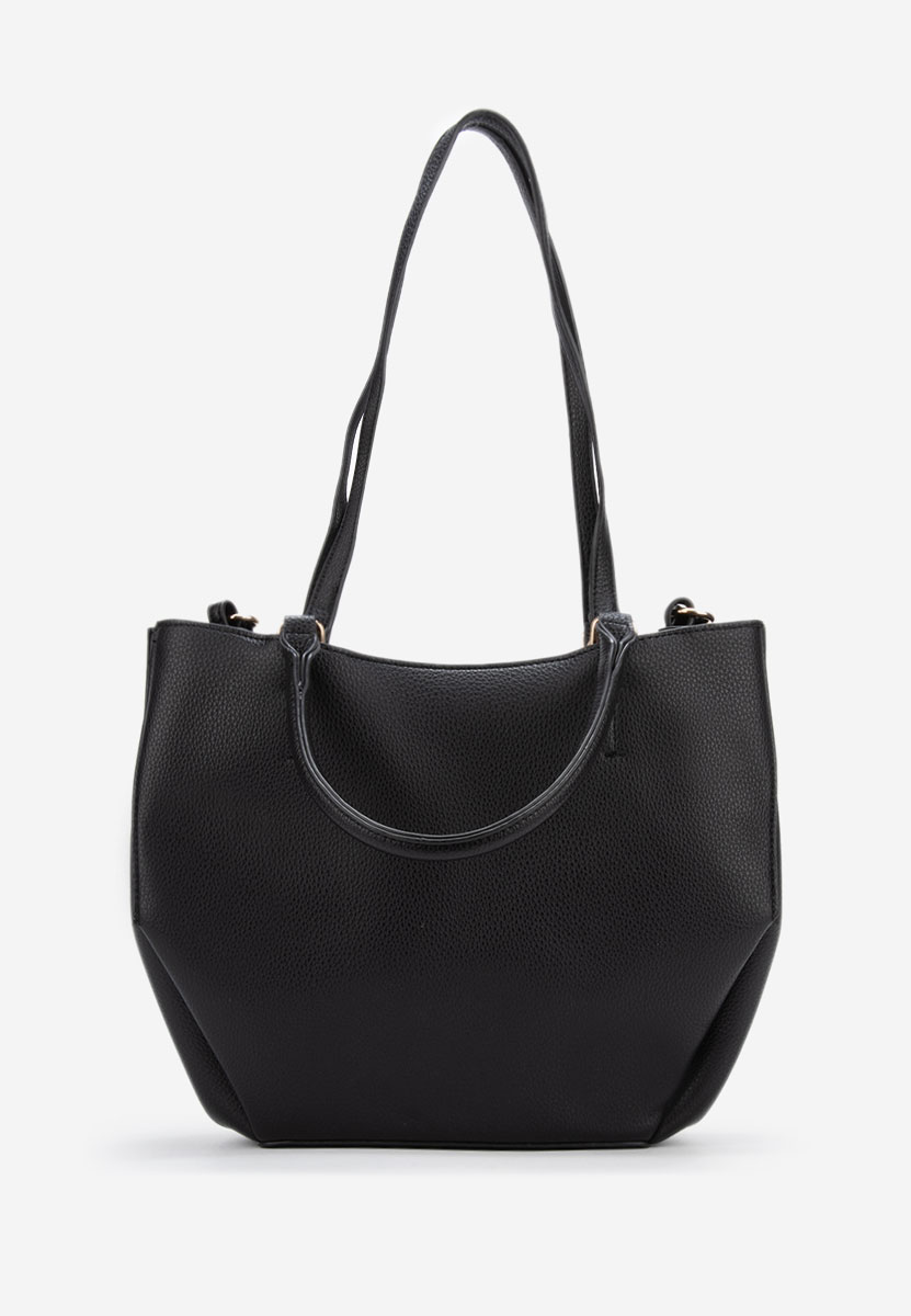 Černá ramenní kabelka Rilasa