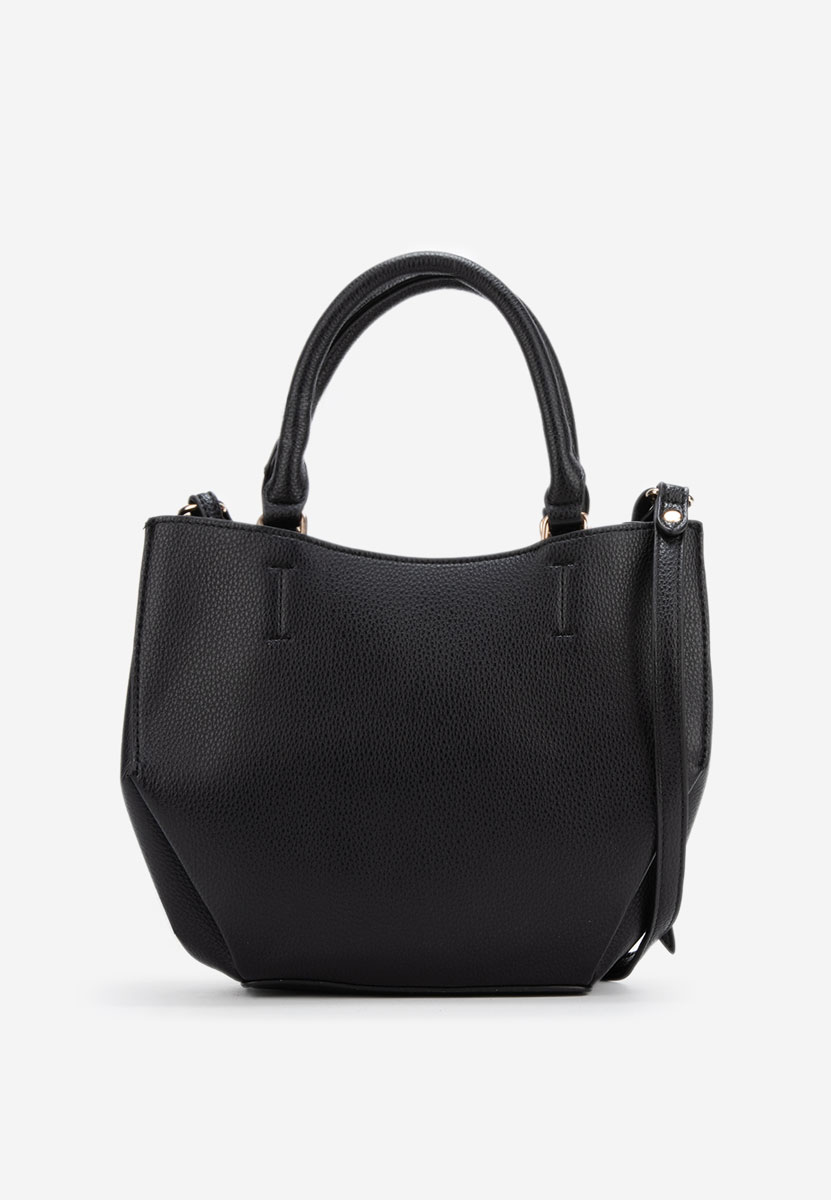 Černá rukojeť kabelky Fivola