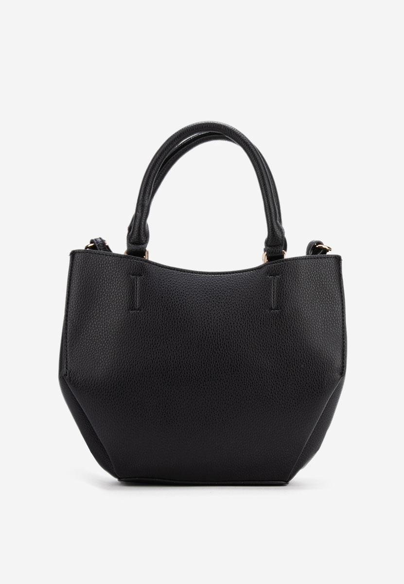 Černá rukojeť kabelky Fivola