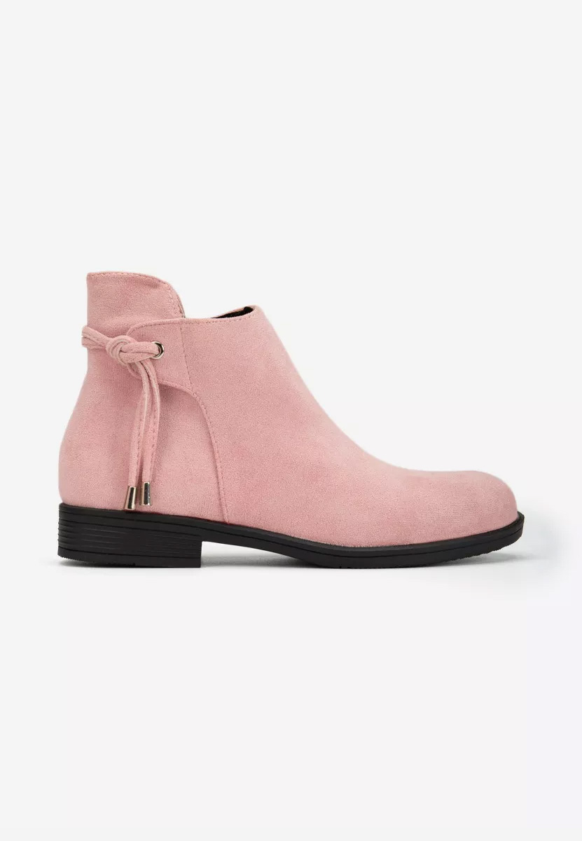 Ružové dámské kotníkové boty Dezara