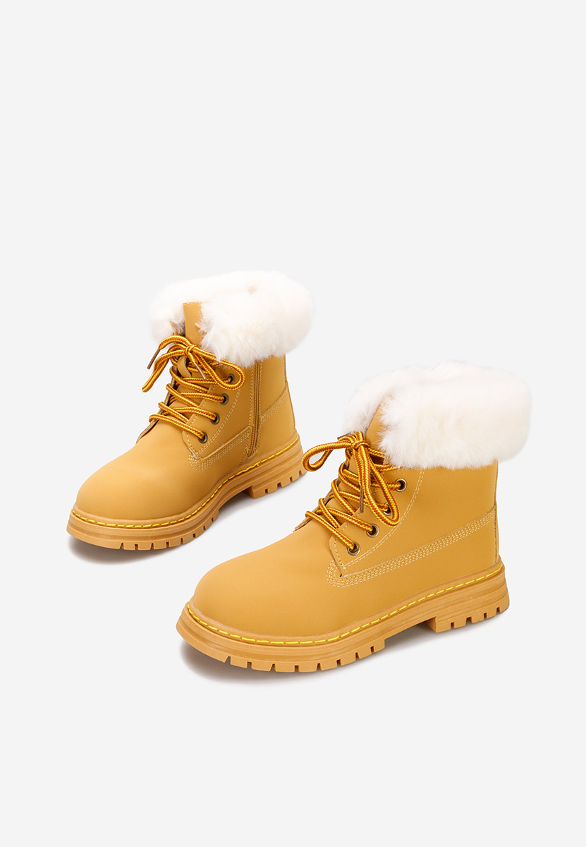 Camelové dětské kotníkové boty Nimble