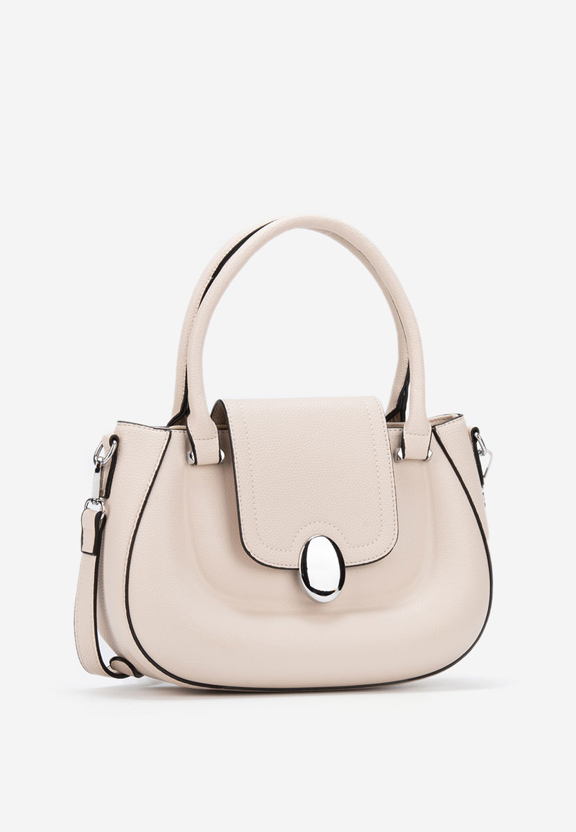 Béžové rukojeť kabelky Laera V3