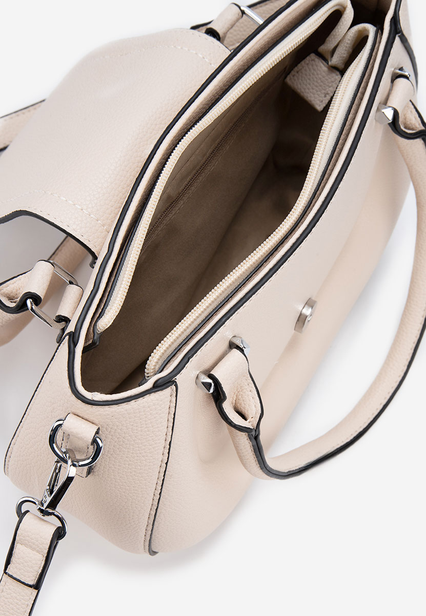 Béžové rukojeť kabelky Laera V3