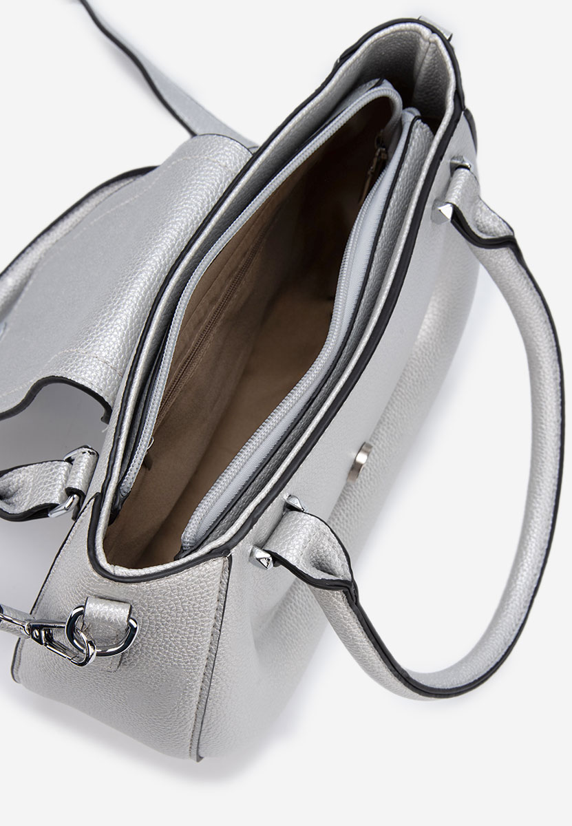 Stribrná rukojeť kabelky Laera V3