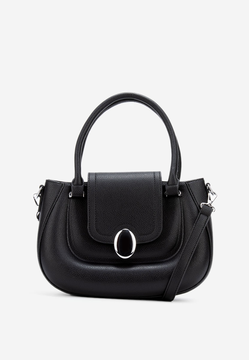 Černá rukojeť kabelky Laera V3