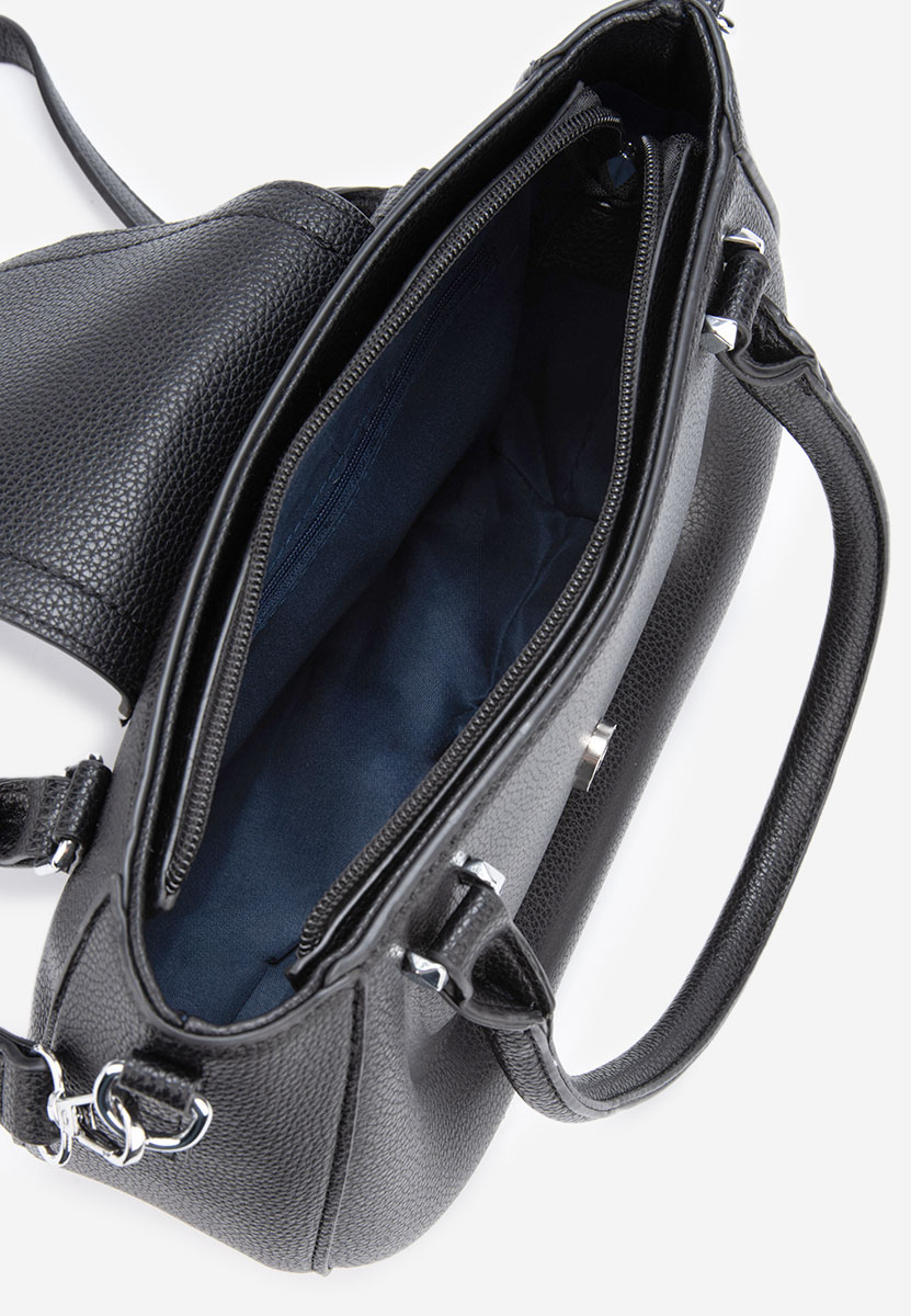 Černá rukojeť kabelky Laera V3