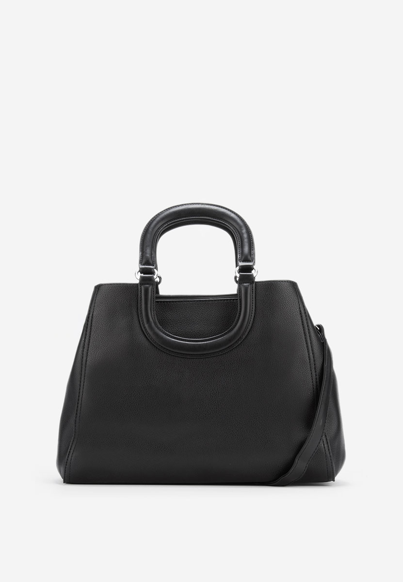 Černá rukojeť kabelky Fabia V2