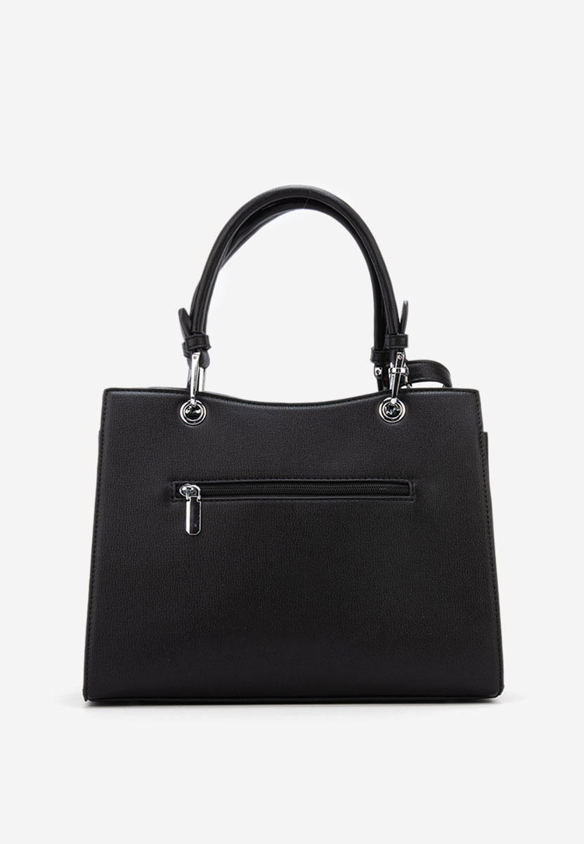 Černá rukojeť kabelky Breda