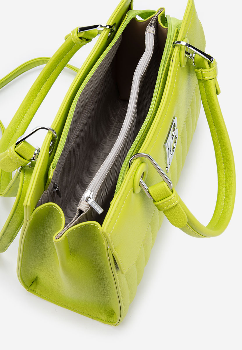 Zelená rukojeť kabelky Breda