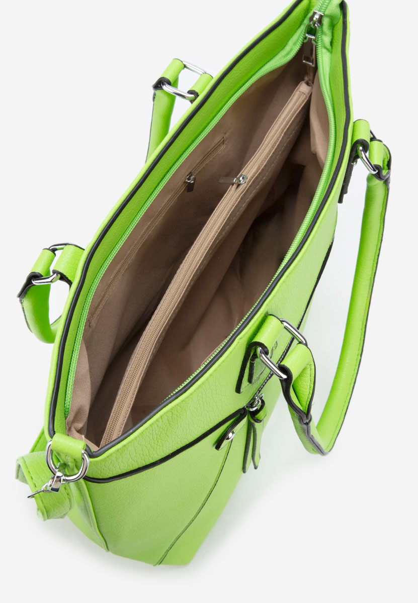 Zelená rukojeť kabelky Chade