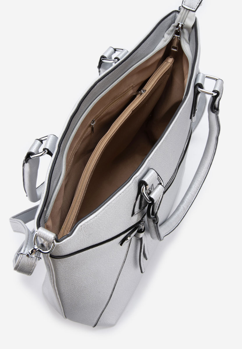 Stribrná rukojeť kabelky Chade