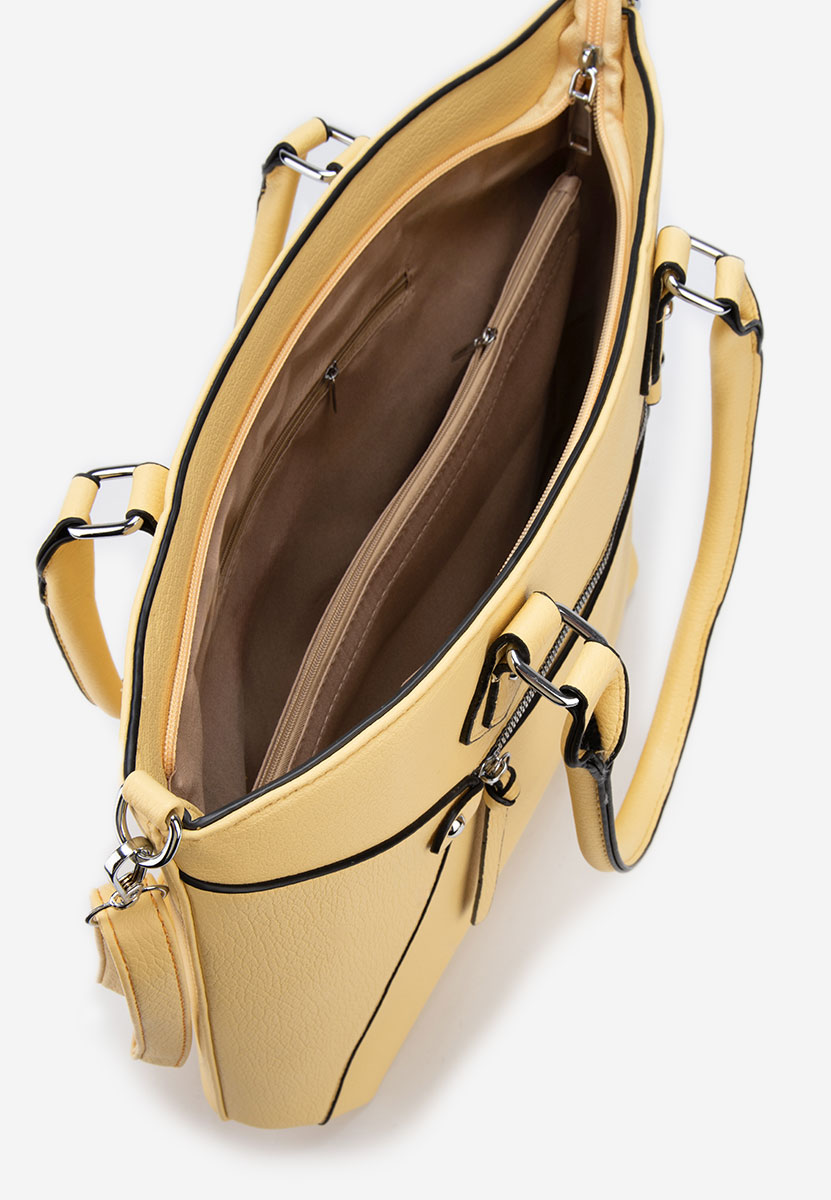 Žlutá rukojeť kabelky Chade