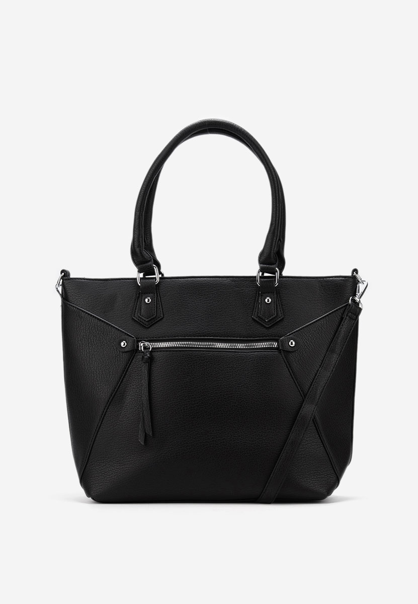 Černá rukojeť kabelky Chade