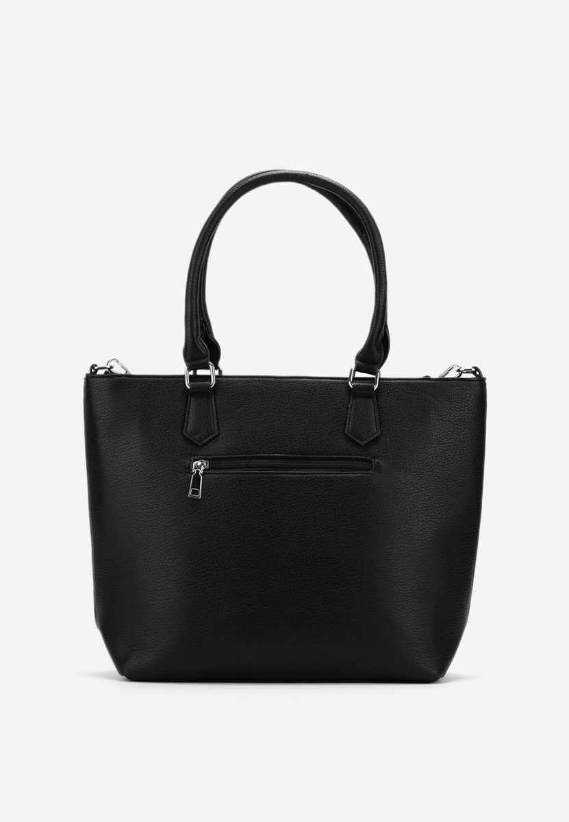 Černá rukojeť kabelky Chade