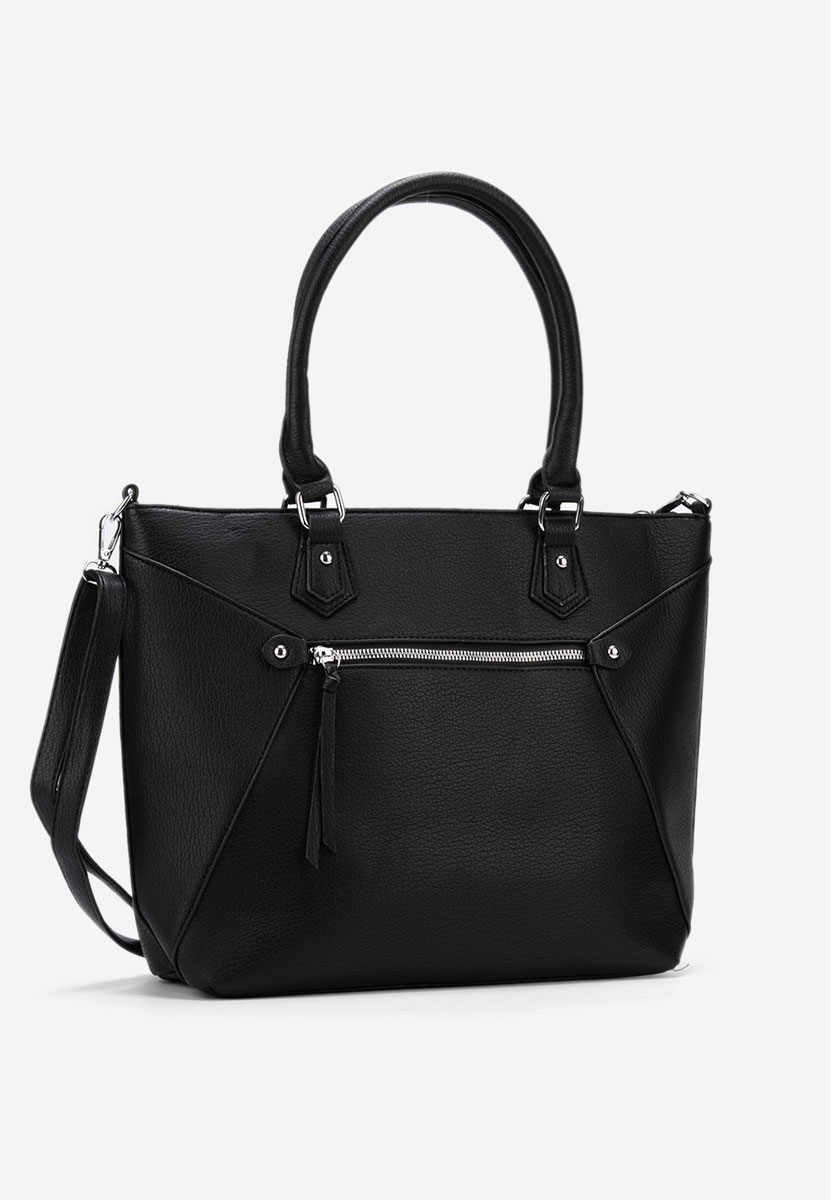 Černá rukojeť kabelky Chade