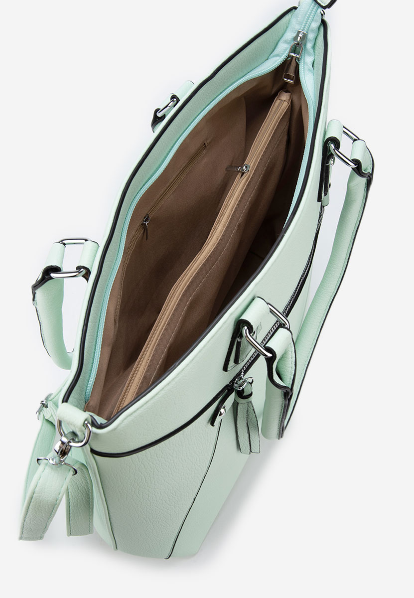 Tyrkysové rukojeť kabelky Chade