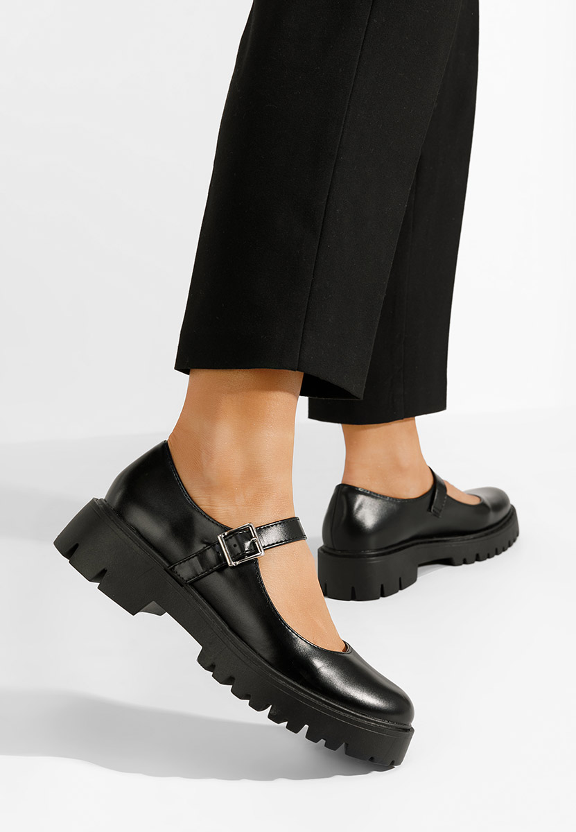 Černé dámské polobotky Orias