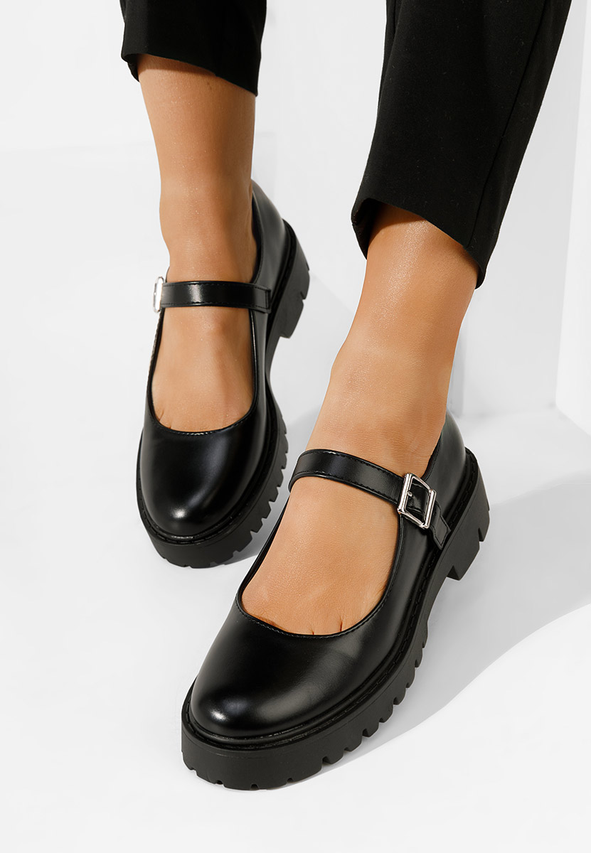 Černé dámské polobotky Orias