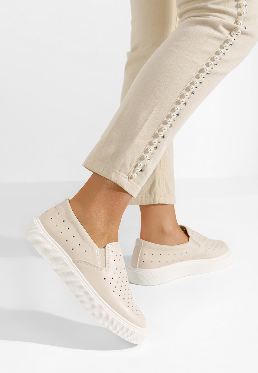 Béžové dámské espadrilky Sotiy V2