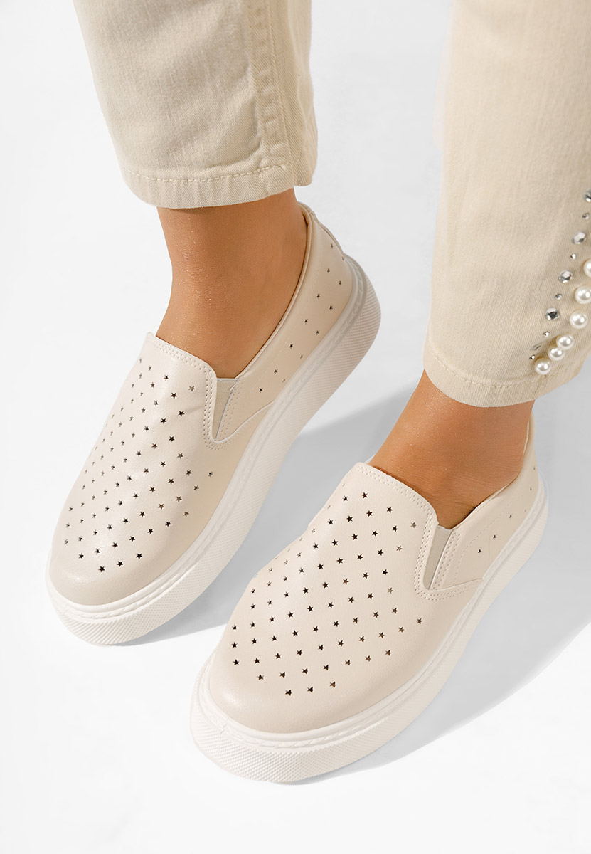 Béžové dámské espadrilky Sotiy V2