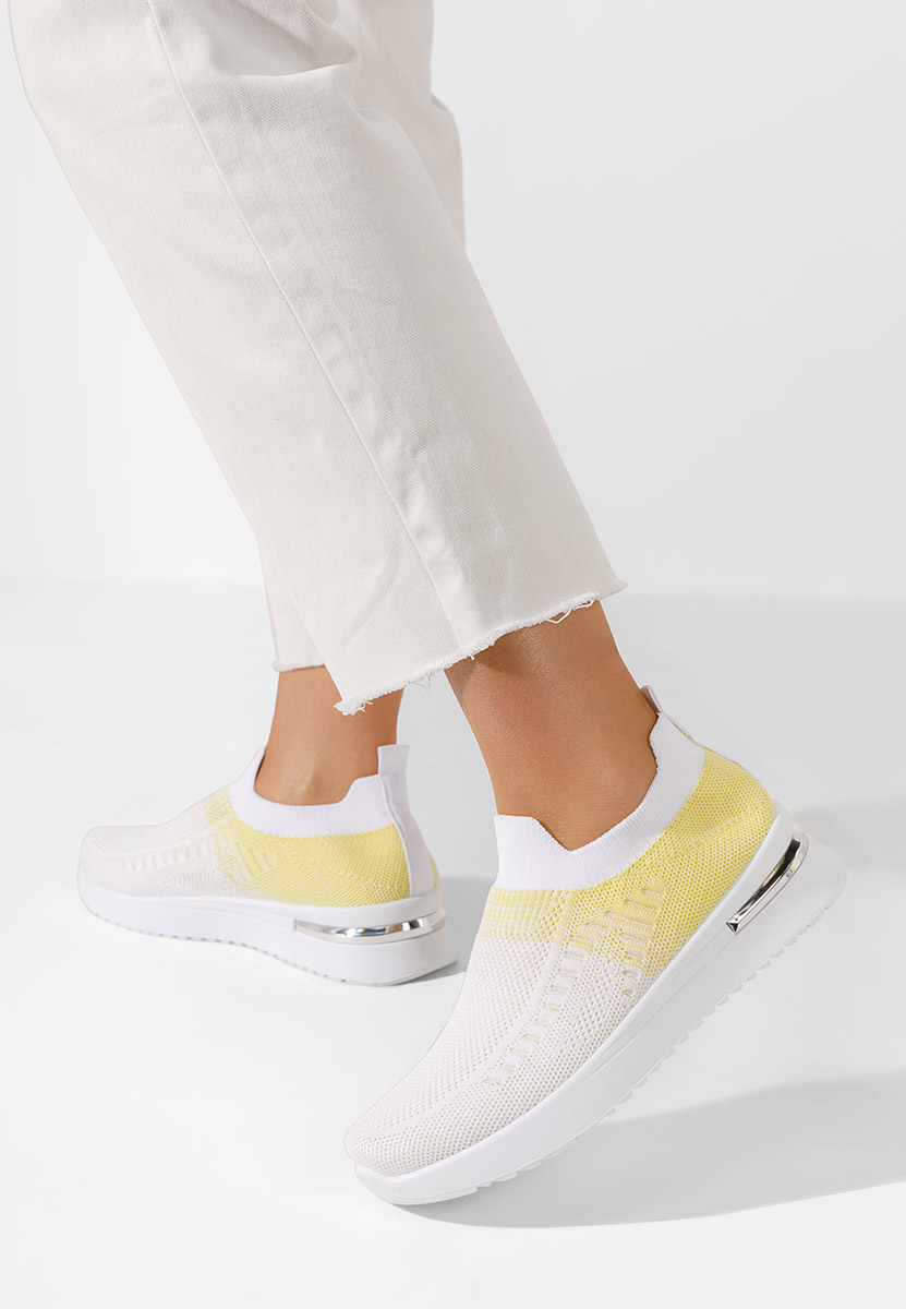 Žlutá slip on tenisky Alitea