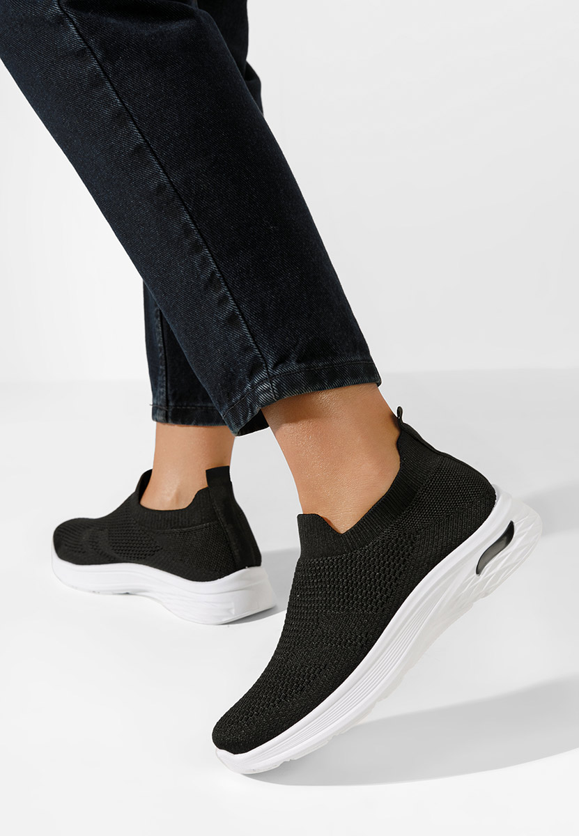 Černé slip on tenisky Dissora