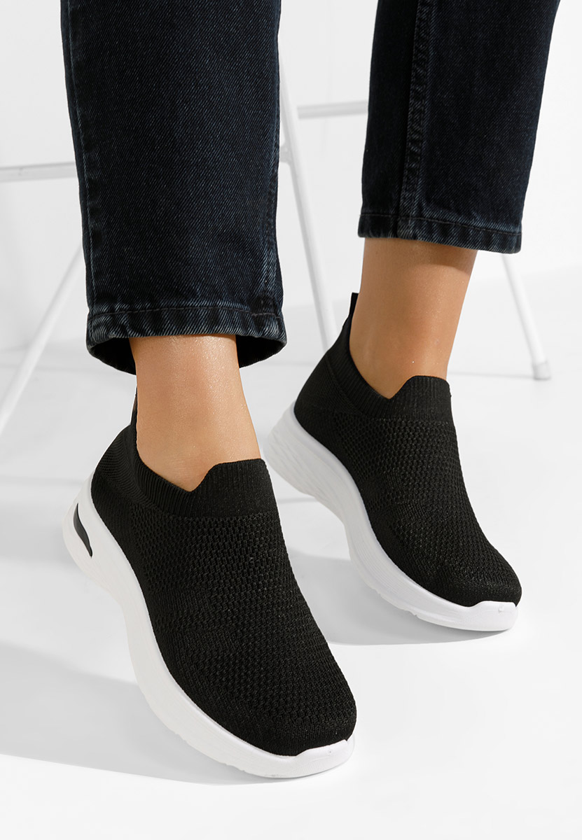 Černé slip on tenisky Dissora