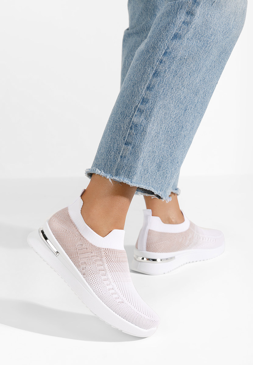 Ružové slip on tenisky Alitea