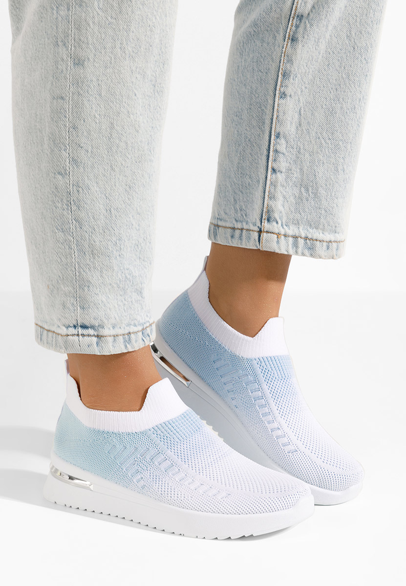 Svetlě modré slip on tenisky Alitea