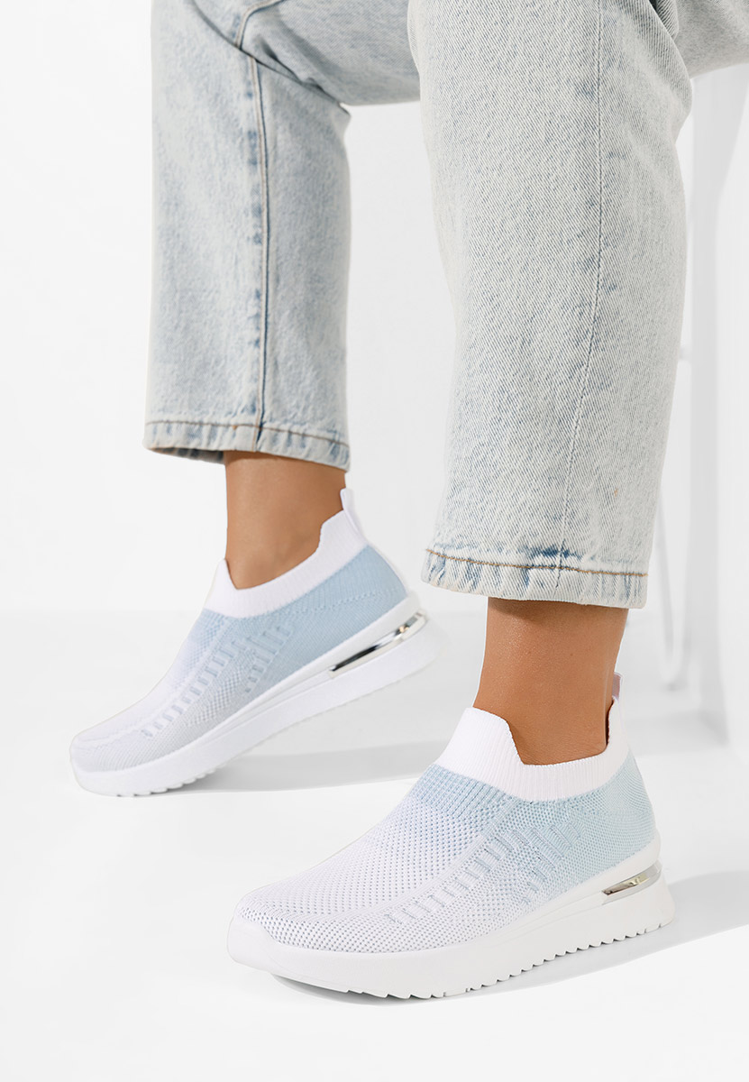 Svetlě modré slip on tenisky Alitea