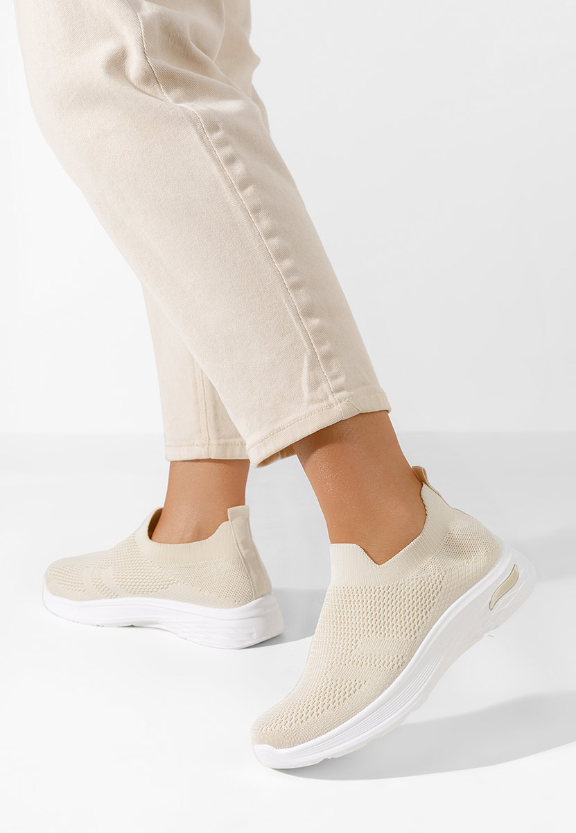 Béžové slip on tenisky Dissora
