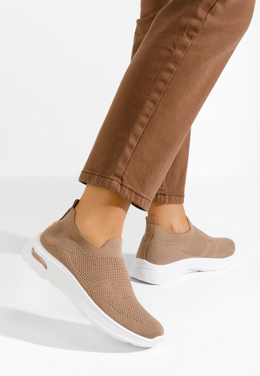 Khaki slip on tenisky Dissora