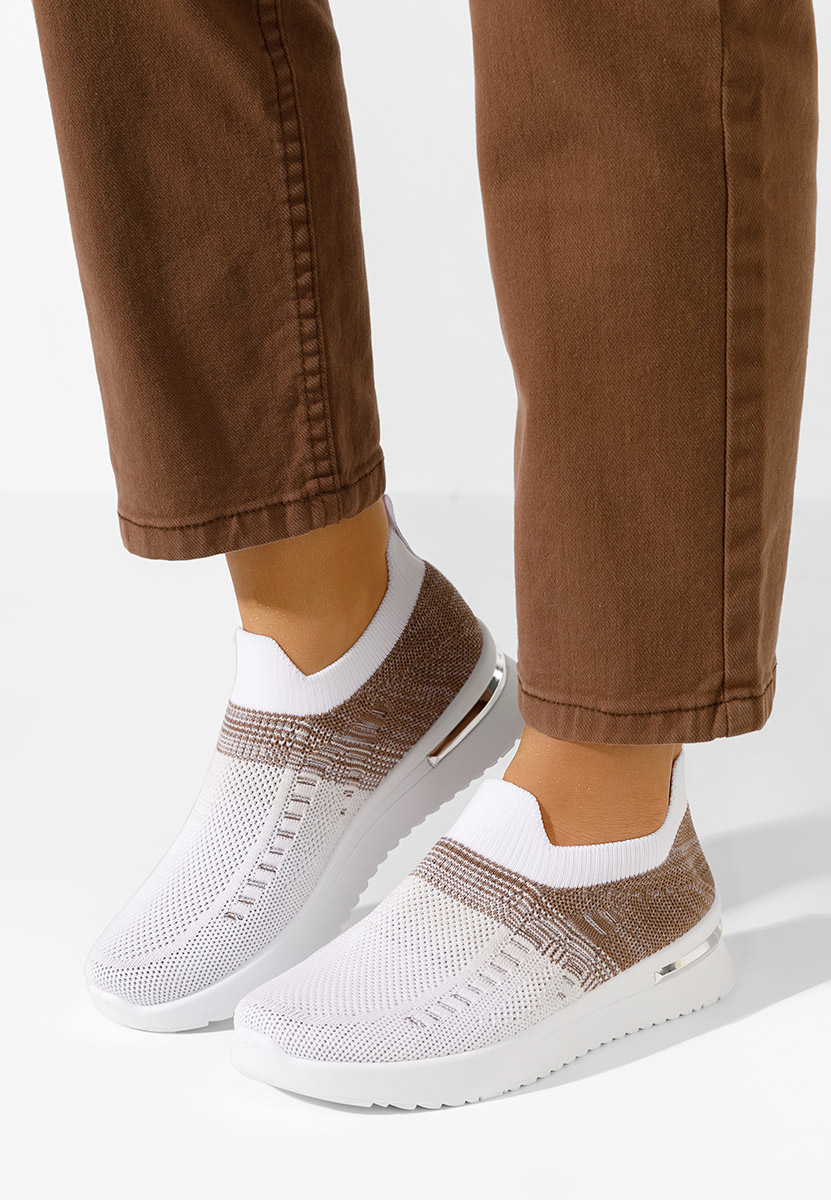 Khaki slip on tenisky Alitea