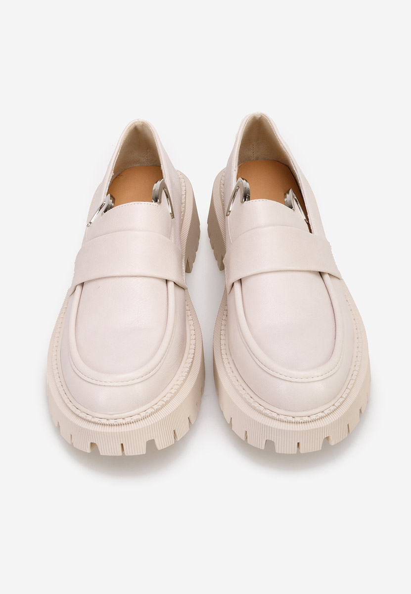 Béžové mokasíny dámské Desiara